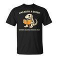 Dinosaur Books Readers Summer Reading 2026 Unearth a Story T-Shirt