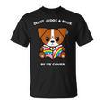 Don't Judge A Book By Its Cover Reading Jack Russell Terrier T-Shirt Don't Judge A Book By Its Cover Reading Jack Russell Terrier T-Shirt