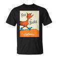 Dr Seuss Fox In Socks Book Cover T-Shirt