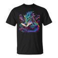 Dragon Reading Book T-Shirt