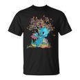 Dragon With Tree Books Cute Dragon Read Books T-Shirt