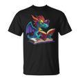 Dragon Wearing Glasses Reading A Book T-Shirt Dragon Wearing Glasses Reading A Book T-Shirt