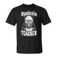 Dyslexia Teacher Therapist Dyslexic Therapy Panda Book Heart T-Shirt Dyslexia Teacher Therapist Dyslexic Therapy Panda Book Heart T-Shirt