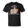 Easily Distracted By Books And Horses T-Shirt Easily Distracted By Books And Horses T-Shirt