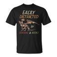 Easily Distracted By Dragons And Books Dragon T-Shirt