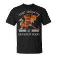 Easily Distracted By Dragons And Books Nerds T-Shirt