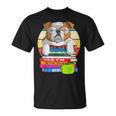 English Bulldog Back To School Book Worm Dog T-Shirt English Bulldog Back To School Book Worm Dog T-Shirt