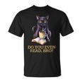 DO YOU EVEN READ BRO Cat Lover's Reading Books T-Shirt