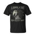 Fantasy Book Club Dragon Reader Book A Day Keep Reality Away T-Shirt