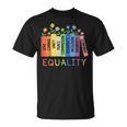 Floral Book Equality Human Rights Social Justice Peace Love T-Shirt Floral Book Equality Human Rights Social Justice Peace Love T-Shirt