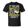 I Was Forced To Put My Book Down Book Lover Reading Small T-Shirt