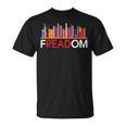 Freadom Anti Ban Books Freedom To Read Book Lover Reading T-Shirt