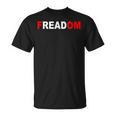 FREADOM T-Shirt For Book Lovers Bookworms T-Shirt