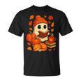 Ghost Reading Book Lovers Autumn Fall Halloween T-Shirt Ghost Reading Book Lovers Autumn Fall Halloween T-Shirt