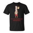 Giraffe Book Lovers I'd Rather Be ReadingShirt T-Shirt Giraffe Book Lovers I'd Rather Be ReadingShirt T-Shirt