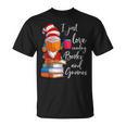 Gnome Shirt Women Girls Book Lover Reading Club Gnome Lover T-Shirt Gnome Shirt Women Girls Book Lover Reading Club Gnome Lover T-Shirt
