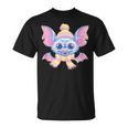 Goat Open Book Reading Animal Lover Graphic Portrait Round T-Shirt Goat Open Book Reading Animal Lover Graphic Portrait Round T-Shirt