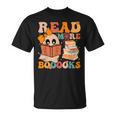 Groovy Booooks Ghost Read More Books Teacher Halloween Men Women Kids T-Shirt Groovy Booooks Ghost Read More Books Teacher Halloween Men Women Kids T-Shirt