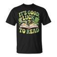 Groovy It's Good Luck To Read St Patrick's Day Book Lucky T-Shirt Groovy It's Good Luck To Read St Patrick's Day Book Lucky T-Shirt