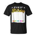 Guestbook My 21st Birthday Sign My Shirt Birthday Party T-Shirt