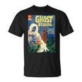 Halloween Horror Vintage Ghost Grim Reaper Comic Book Retro T-Shirt