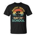 Happy 100th Day Of School Teacher Reading Book For Men Women Girls Kids T-Shirt