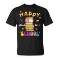 Happy Back To School Cat Books The Start Of The School Year T-Shirt Happy Back To School Cat Books The Start Of The School Year T-Shirt