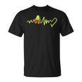 Heartbeat Avocado Reading Book T-Shirt