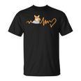 Heartbeat Corgi Reading Book T-Shirt Heartbeat Corgi Reading Book T-Shirt