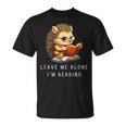 Hedgehog Book Lover Leave Me Alone I'm Reading Girls T-Shirt Hedgehog Book Lover Leave Me Alone I'm Reading Girls T-Shirt