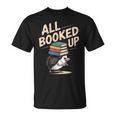 Hedgehog Book Lovers All Booked UP Retro T-Shirt Hedgehog Book Lovers All Booked UP Retro T-Shirt