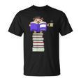 Hedgehog Reading Books And Drinking Tea T-Shirt Hedgehog Reading Books And Drinking Tea T-Shirt