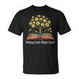 Helping Little Minds Grow Book Tree Education T-Shirt