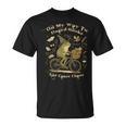 On My Way To Hoard Books And Cause Chaos Tom Foolery Frog T-Shirt