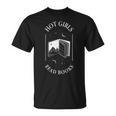 Hot Girls Read Books Reading Book Lovers Women Apparel T-Shirt Hot Girls Read Books Reading Book Lovers Women Apparel T-Shirt