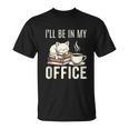 I’Ll Be In My Office Cat Coffee Book Reading Lover T-Shirt