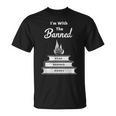 I'm With The Banned Read Banned Books Bookworm T-Shirt