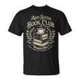 Introvert Books Club Member Coffee Book Lovers Vintage T-Shirt