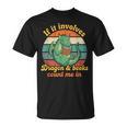 If It Involves Dragon And Books Count Me In Shirts Sarcastic T-Shirt If It Involves Dragon And Books Count Me In Shirts Sarcastic T-Shirt