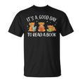 It's A Good Day To Read A Book Highland Cow Bookworm T-Shirt