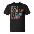 It's A Good Day To Read A Book Retro Vintage T-Shirt