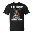 Its Never The Good Guys Banning Books Banned Lover Owl T-Shirt