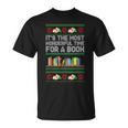 It's The Most Wonderful Time For A Book Xmas Bookworm Lover T-Shirt