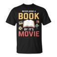 Never Judge A Book By It's Movie Reading T-Shirt
