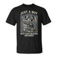 Just A Boy Who Loves Dragons And Books Fantasy Gothic T-Shirt Just A Boy Who Loves Dragons And Books Fantasy Gothic T-Shirt