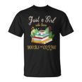Just a Girl Who Loves Books And Coffee We Need More Caffeine T-Shirt Just a Girl Who Loves Books And Coffee We Need More Caffeine T-Shirt