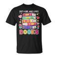 Just A Girl Who Loves Books Reading Library T-Shirt