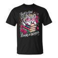 Just A Girl Who Loves Books And Wolves Cute Reading Nerd T-Shirt