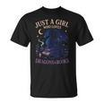 Just a Girl Who Loves Dragons And Books Fantasy T-Shirt Just a Girl Who Loves Dragons And Books Fantasy T-Shirt