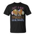 Just A Girl Who Loves Squirrels And Books Reading Squirrel T-Shirt Just A Girl Who Loves Squirrels And Books Reading Squirrel T-Shirt